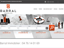 Tablet Screenshot of barralimmobilier.com